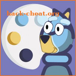Bluey coloring book icon