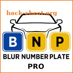 Blur Number Plate Pro icon
