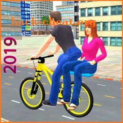 BMX Bicycle Taxi Driver 2019: Cab Sim icon