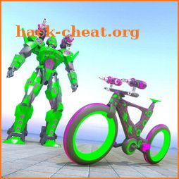 BMX Cycle Robot Game: Robot Transforming Games icon
