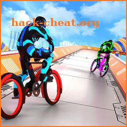 BMX Cycle Robots Game : Mega Ramp Bicycle Racing icon