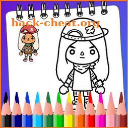 Boca Toca Life Coloring book icon