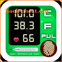 Body Temperature Checker Diary: Log History Info icon