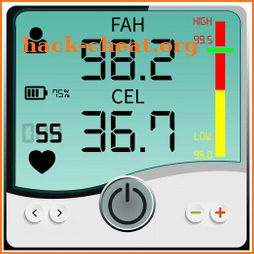 Body Temperature Fever Thermo icon