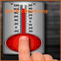 Body Temperature Scanner: thermometer simulator icon
