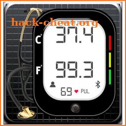 Body Temperature Thermometer : Daily Records Diary icon