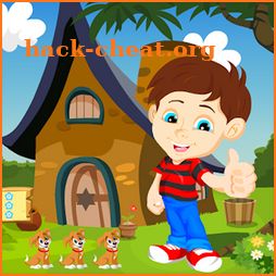 Boy Rescue From Forest House Kavi Escape Game-331 icon