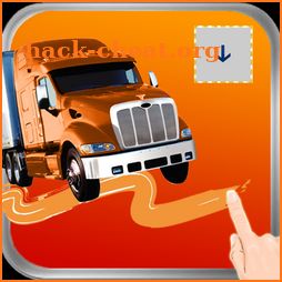 Brain on the truck physic icon