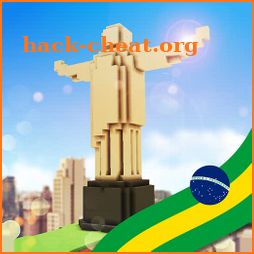Brazil Craft: Blocky City Building Addicting Games icon