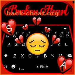 Broken Heart Emoji Keyboard Theme icon