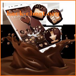 Brown Chocolate Sweet Heart Theme icon