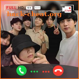 BTS Call - Fake Video Call Prank BTS 🌹💖⭐ icon