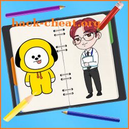 BTS Drawing - How To Draw BT21 icon
