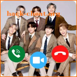 BTS Fake Video Call and Message Calling BTS Prank icon