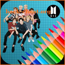 BTS K-Pop Coloring Books icon