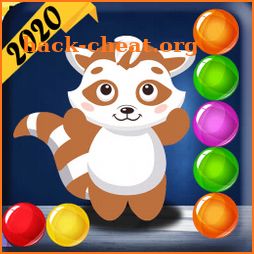 Bubble Shooter: Raccoon Baby Survival Rush icon