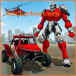 Buggy Car Transform Robot Shooting: Robot Games icon