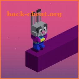 Bunny Block Run Vade - 3D Block Evader Runner Game icon
