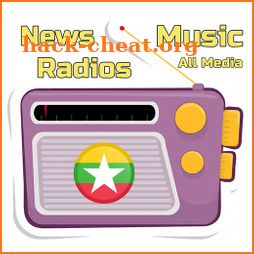 Burmese All Radios, Music & News App For Free Use icon
