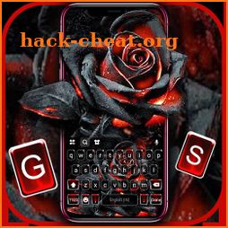 Burned Rose Keyboard Background icon
