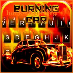 Burning Car Keyboard Theme icon