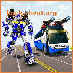 Bus Robot Car Transform War –Police Robot games icon