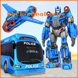 Bus Robot Transforming Game - Gorilla Robot Game icon