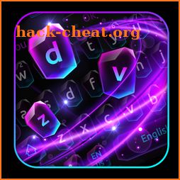 Business black purple gems Keyboard icon