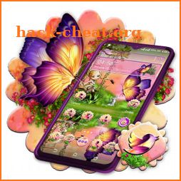 Butterfly Girl Nature Launcher Theme icon