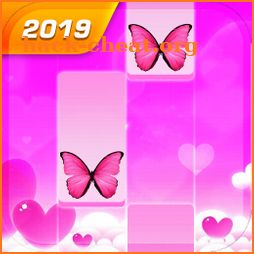 Butterfly Pink Piano Tiles - Magic Girl Kpop Music icon
