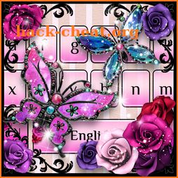 Butterfly Rose keyboard icon