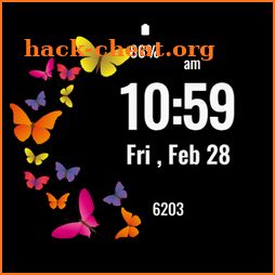 Butterfly Simple Watch Face icon