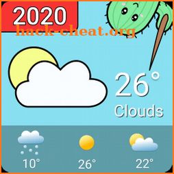 Cactus weather app: Forecast & widget & clocks icon