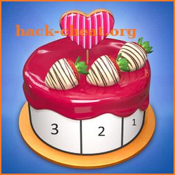 Cake Coloring 3D - Paint by Number icon