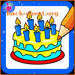 Cake Coloring Pages Game For Kids icon