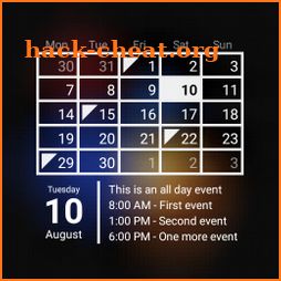 Calendar Widget Month + Agenda icon