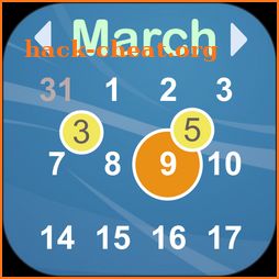 Calendar Widget Month with Agenda icon