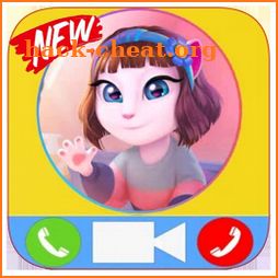 Call Angela's Talking Fake Video Call icon
