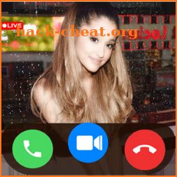 Call From 📱 Ariana Grande call & video call +chat icon