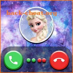 Call from Elssa 📱 Chat + video call (Simulation) icon