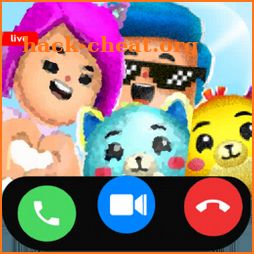 Call from pk xd 📱 Chat + video call 'Simulation' icon