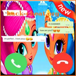 Call From -Princess Shimmer Simulator icon