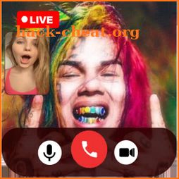 call from Tekashi 6ix9ine  📱 video call  + chat icon