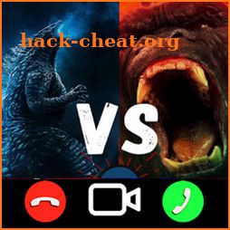 Call Godzilla and kong Horror Video Call icon