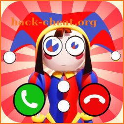Call Pomni Circus Fake Chat icon