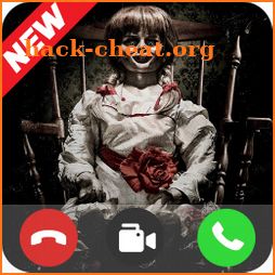 Call prank from scary doll - video creepy Momo icon