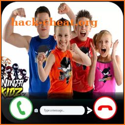 Calling Ninja kids - Call and Chat Simulator icon