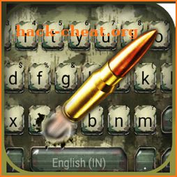 Camo Bullet Keyboard Background icon