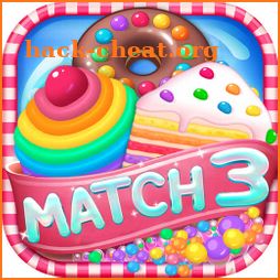 Candy Cakes - match 3 game with sweet cupcakes icon