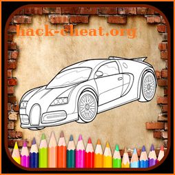 Car Coloring Book Game For Car Fans icon